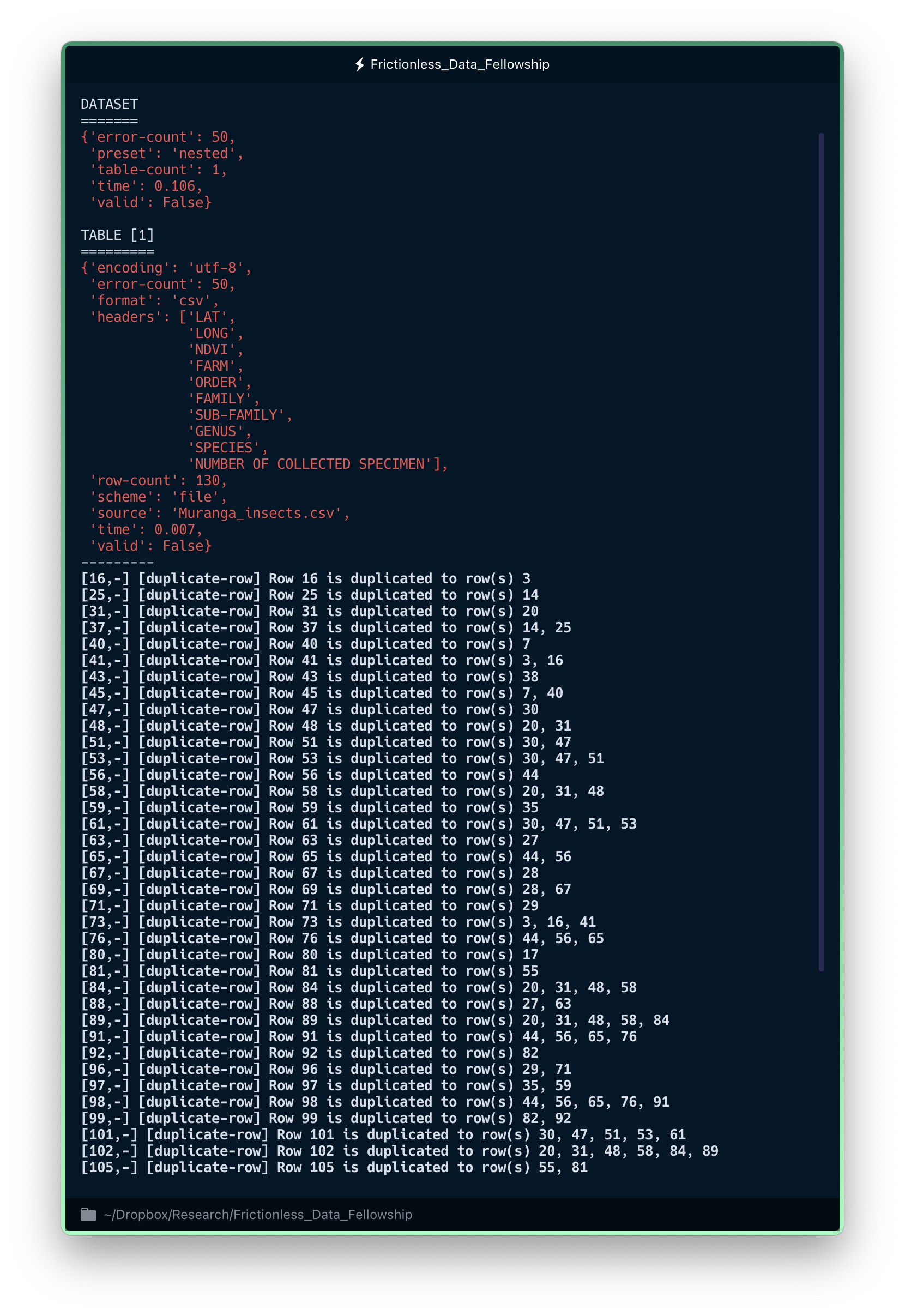 Using Frictionless Tools To Help You Understand Open Data 8289